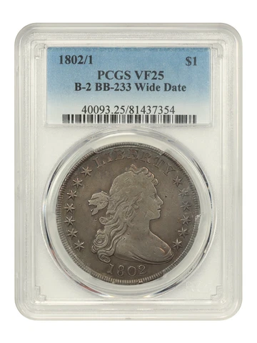1802 US Early Dollar Coins thumbnail