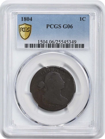 1804 Draped Bust Large Cents thumbnail