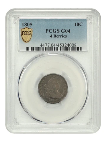 1805 Draped Bust Dimes thumbnail