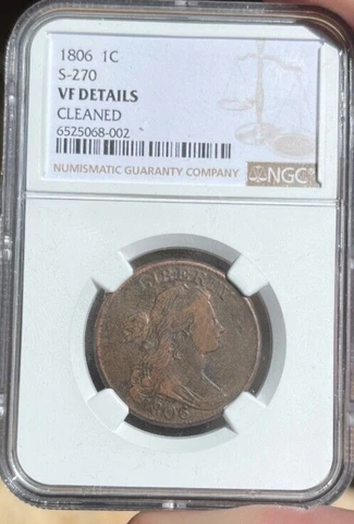 1806 Draped Bust Large Cents thumbnail