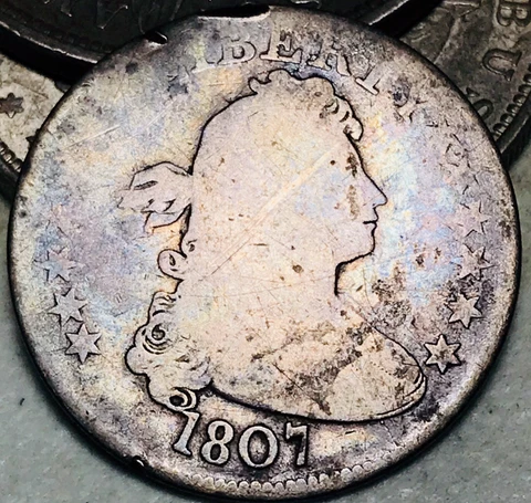 1807 Draped Bust Quarters thumbnail