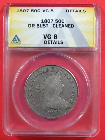 1807 US Early Half Dollar Coins thumbnail