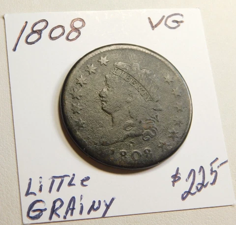 1808 Classic Head Large Cents thumbnail