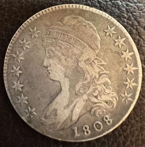 1808 US Early Half Dollar Coins thumbnail