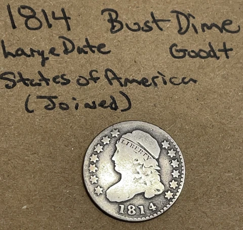 1814 Capped Bust Dimes thumbnail