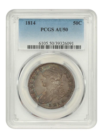 1814 US Early Half Dollar Coins thumbnail