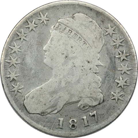 1817 US Early Half Dollar Coins thumbnail