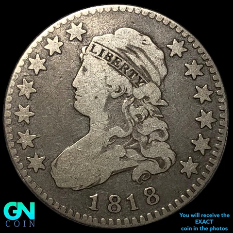 1818 Capped Bust Quarters thumbnail