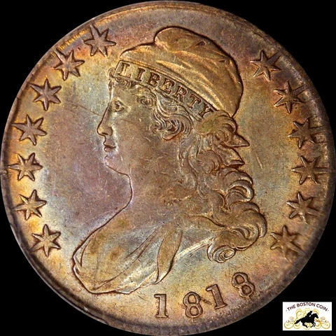1818 US Early Half Dollar Coins thumbnail