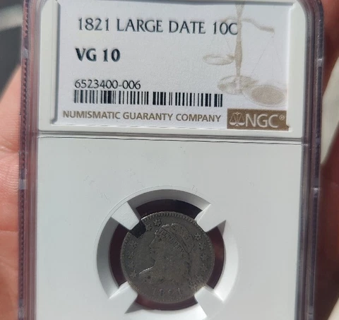 1821 Capped Bust Dimes thumbnail