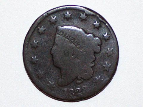 1823 Coronet Head Large Cents thumbnail