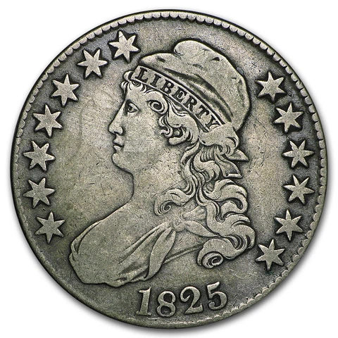 1825 US Early Half Dollar Coins thumbnail