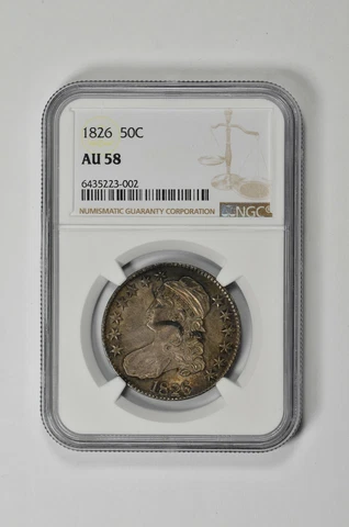 1826 US Early Half Dollar Coins thumbnail
