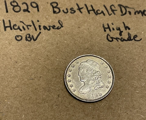 1829 Capped Bust Half Dimes thumbnail