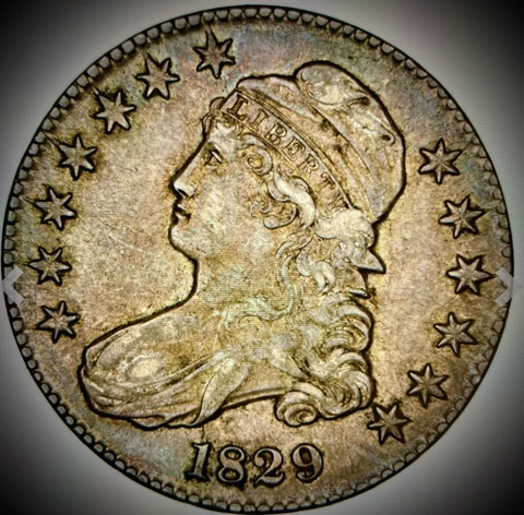 1829 US Early Half Dollar Coins thumbnail