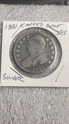 1831 US Early Half Dollar Coins thumbnail
