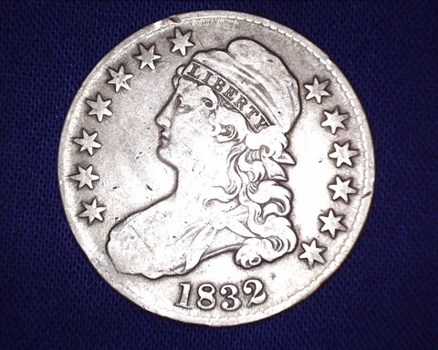 1832 US Early Half Dollar Coins thumbnail