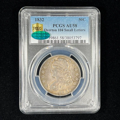 1832 US Early Half Dollar Coins thumbnail
