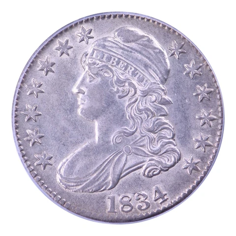 1834 US Early Half Dollar Coins thumbnail