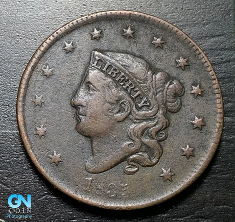 1835 Coronet Head Large Cents thumbnail