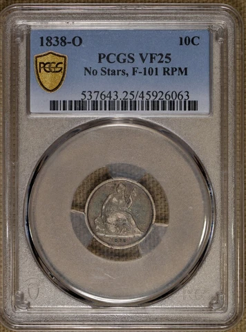 1838 Seated Liberty Half Dimes thumbnail