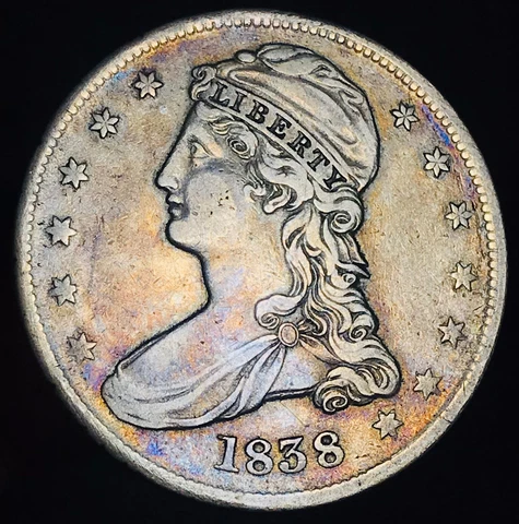 1838 US Early Half Dollar Coins thumbnail