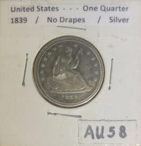 1839 P Seated Liberty Quarters thumbnail