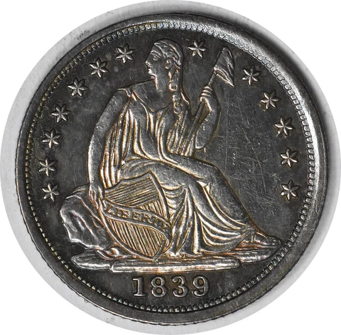 1839 Seated Liberty Half Dimes thumbnail
