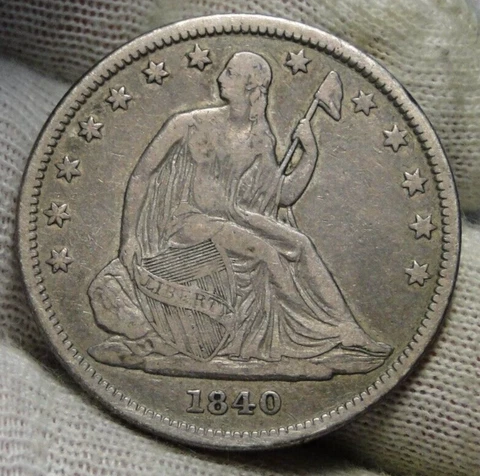 1840 P Seated Liberty Half Dollars thumbnail
