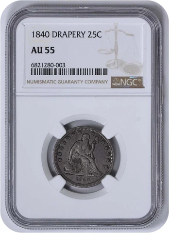 1840 Seated Liberty Quarters thumbnail