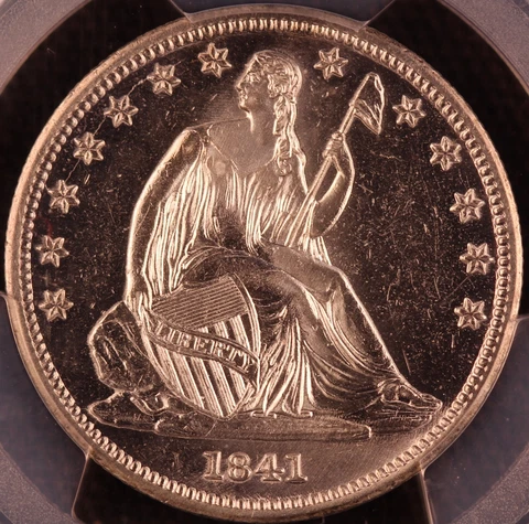 1841 Seated Liberty Half Dollars thumbnail