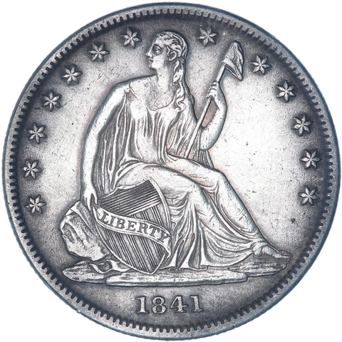 1841 Seated Liberty Half Dollars thumbnail