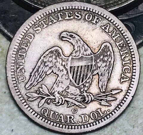 1842 Seated Liberty Quarters thumbnail