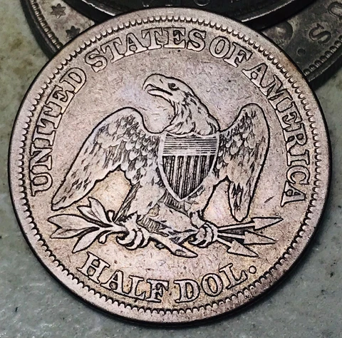 1843 Seated Liberty Half Dollars thumbnail
