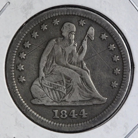 1844 Seated Liberty Quarters thumbnail