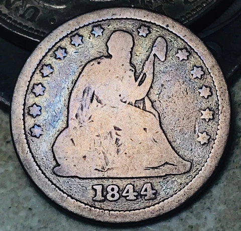 1844 Seated Liberty Quarters thumbnail