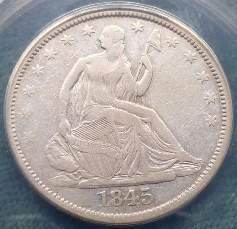 1845 Seated Liberty Half Dollars thumbnail