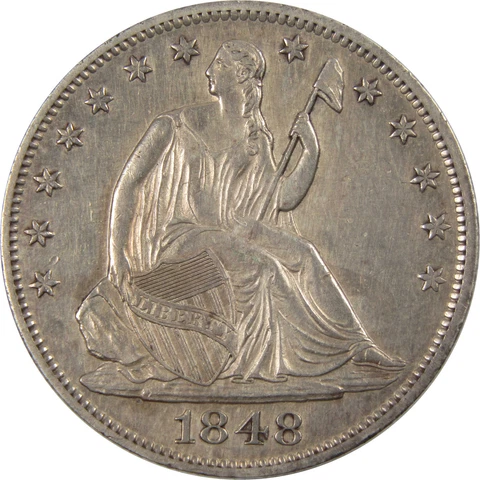 1848 O Seated Liberty Half Dollars thumbnail