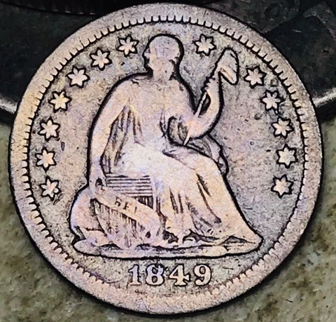 1849 Seated Liberty Half Dimes thumbnail