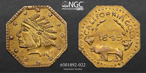 1849 US Fractional & Pioneer Gold Coins thumbnail