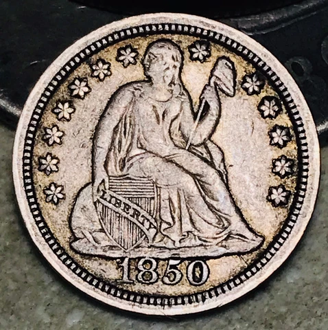 1850 Seated Liberty Dimes thumbnail