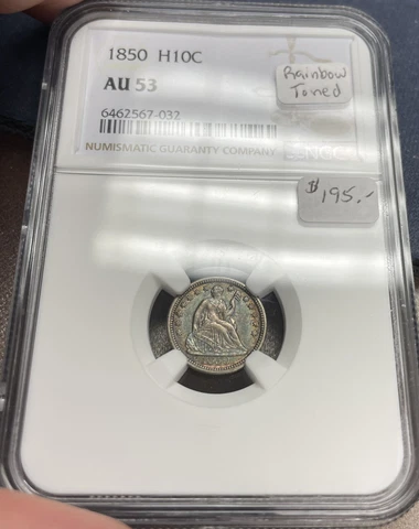 1850 Seated Liberty Half Dimes thumbnail