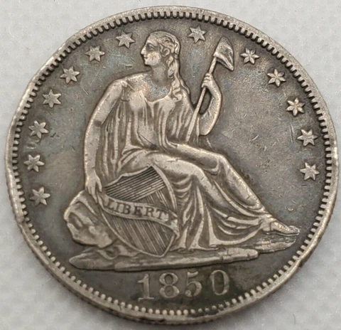 1850 Seated Liberty Half Dollars thumbnail