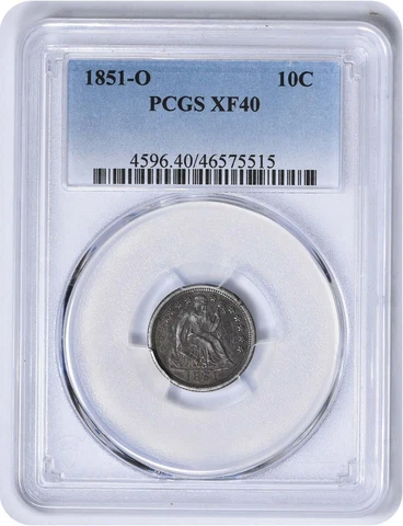 1851 Seated Liberty Dimes thumbnail