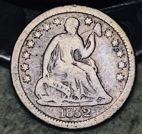 1852 Seated Liberty Half Dimes thumbnail