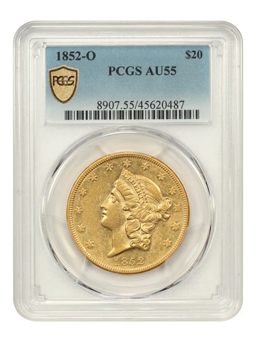 1852 US $20 Double Eagle Gold Coins thumbnail