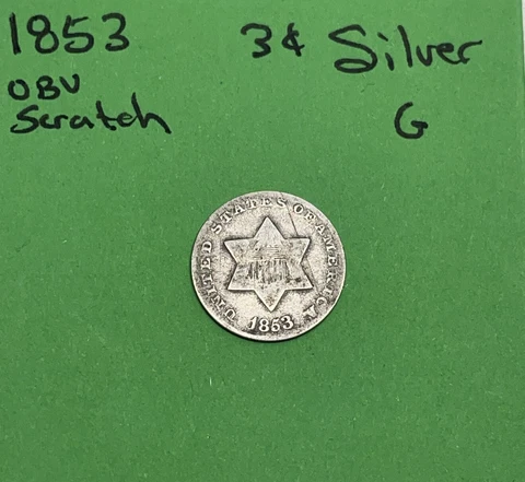 1853 3 Cent Silvers thumbnail
