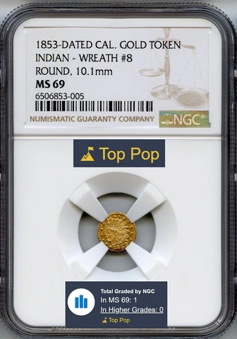 1853 US $20 Double Eagle Gold Coins thumbnail