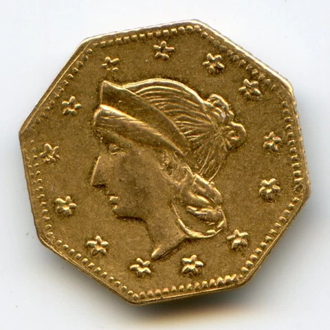 1853 US Fractional & Pioneer Gold Coins thumbnail