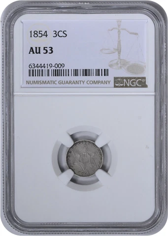 1854 3 Cent Silvers thumbnail